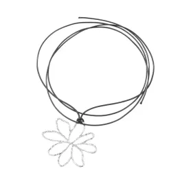 choker-kwiat-na-rzemyku-wiazany-srebrny