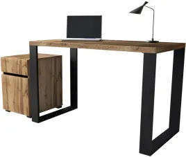 biurko-loft-loftowe-stylu-loftowym-120cm-dab-wotan-gruby-blat-kontenerek