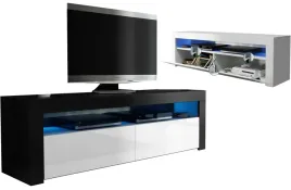 komoda-szafka-rtv-czarny-bialy-polysk-160cm