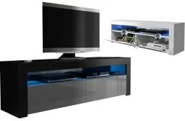 komoda-szafka-rtv-czarny-szary-wysoki-polysk-160