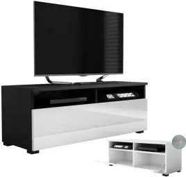 szafka-rtv-100cm-komoda-czarny-mat-bialy-polysk-stojaca-wiszaca