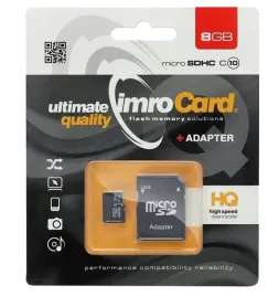 karta-pamieci-imro-microsd-8gb-class-10-uhs-i-100mb-s-z-adapterem-sd