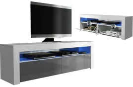 komoda-szafka-rtv-bialy-szary-wysoki-polysk-160