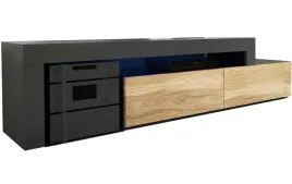 komoda-szafka-rtv-nowoczesna-czarna-dab-wotan-170-180cm-190cm