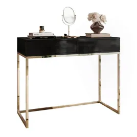 konsola-blanco-zloty-chrom-100-cm-czarny-polysk-push-open