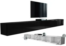 wiszaca-szafka-rtv-pod-telewizor-nowoczesna-pozioma-czarna-300-320cm