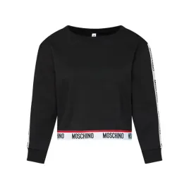 nowa-bluza-damska-moschino-xs-felpa-corta-banda
