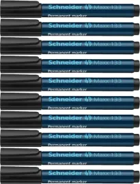 marker-permanentny-schneider-maxx-133-sciety-1-4mm-czarny-10-sztuk