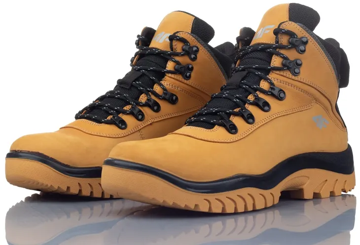 BUTY MĘSKIE 4F ZIMOWE TREKKING OBMH205 CIEPŁE