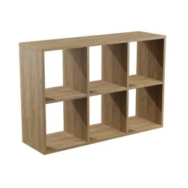 regal-otwarty-do-salonu-solidny-2x3-dab-craft-zloty-polki