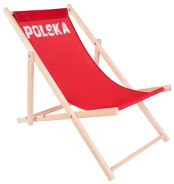 lezak-drewniany-plazowy-polska-wlasny-nadruk-napis