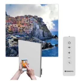grzejnik-na-podczerwien-obraz-wybrzeze-miasto-350w-60x60cm-wifi