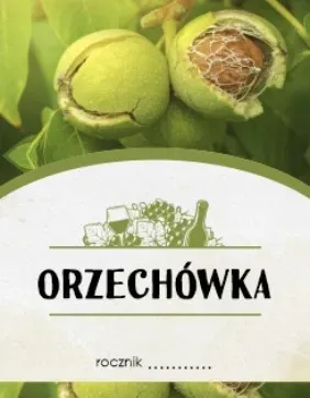 ETYKIETY 10 szt ORZECHÓWKA etykieta