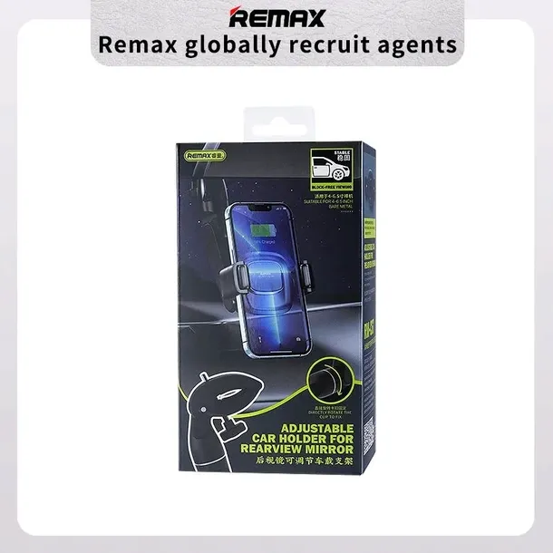 uchwyt-sam-na-lusterko-remax-black-kod-producenta-rm-c67