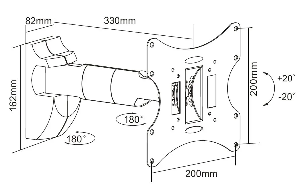 uchwyt-scienny-do-tv-23-43-cabletech-30kg