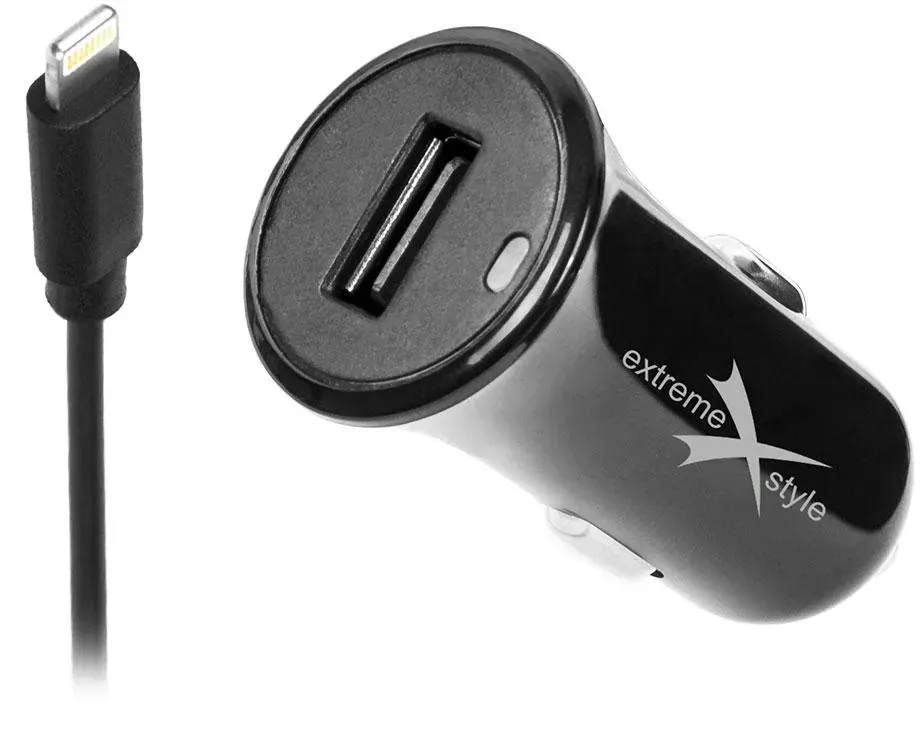 ladowarka-samochodowa-lightning-usb-extremestyle-stan-nowy