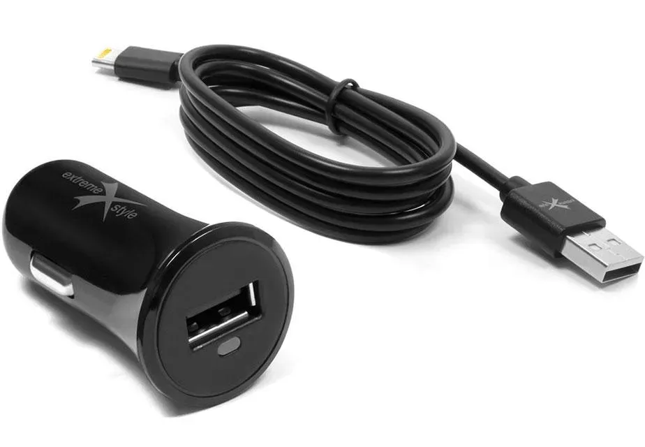 ladowarka-samochodowa-lightning-usb-extremestyle-stan-nowy