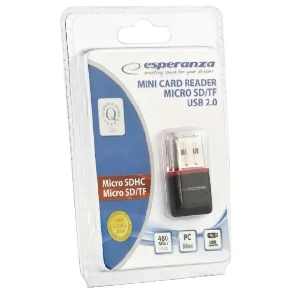 czytnik-kart-esperanza-ea134k-microsd-microsdhc-stan-nowy