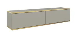 szafka-rtv-wiszaca-oro-szara-135-zlote-wstawki