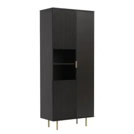 regal-nubia-80-cm-x-190-cm-x-41-cm-czarny-zlote-nogi