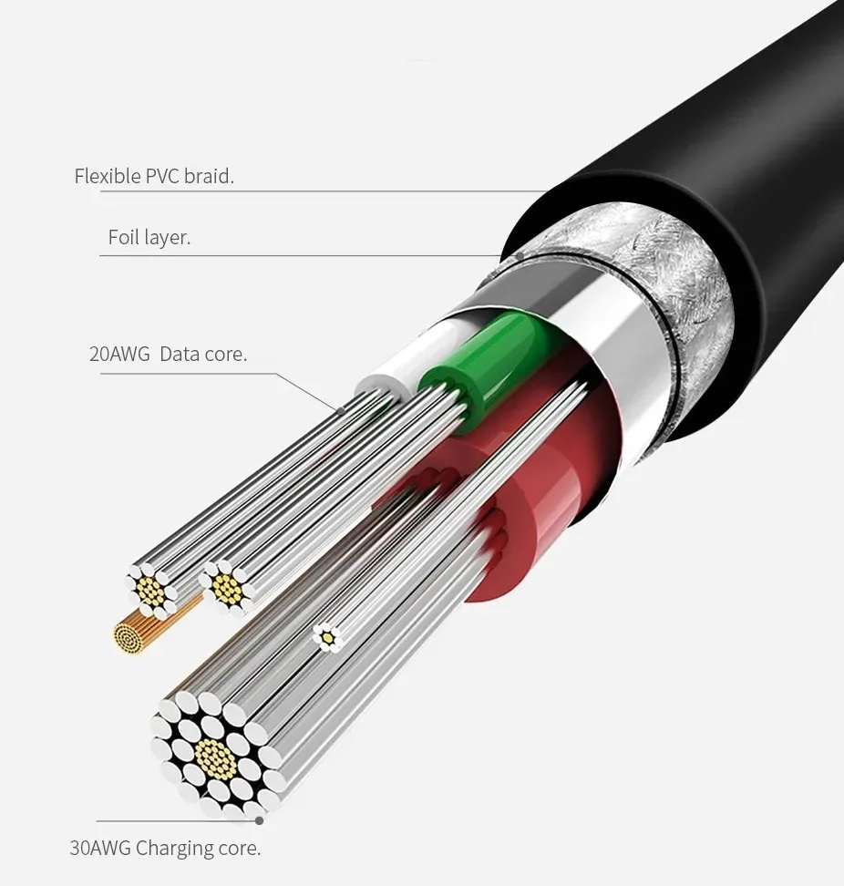 hoco-x20-mocny-szybki-kabel-do-iphone-lightning-3m-stan-nowy