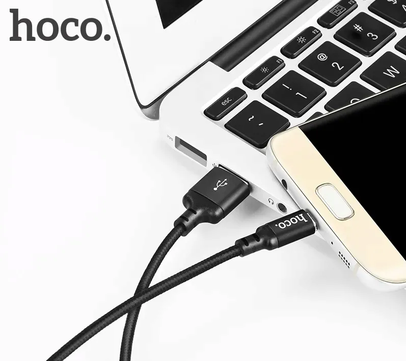 kabel-micro-usb-hoco-x14-przewod-2a-wzmacniany-1m-stan-nowy