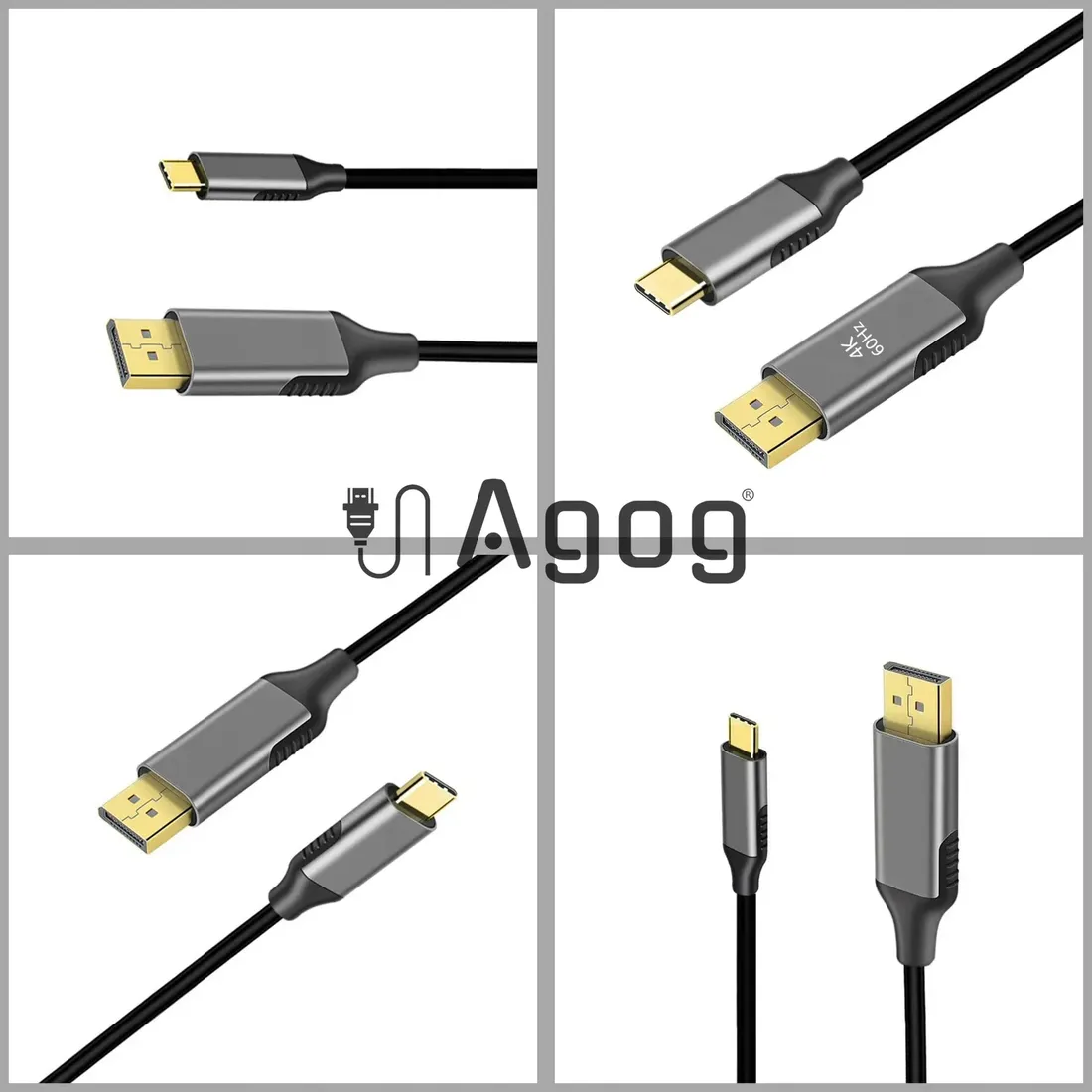 kabel-adapter-usb-c-do-displayport-dp-mac-4k60hz-stan-nowy