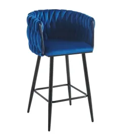 niebieski-hoker-krzeslo-przeplatany-do-recepcji-velurowy-glamour-furnitex
