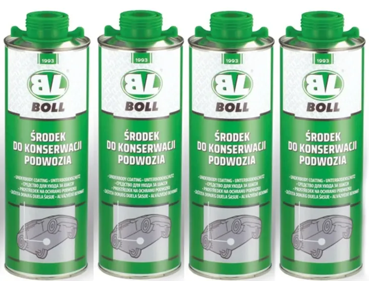 BOLL ZESTAW DO KONSERWACJI PODWOZIA 4x1L +PISTOLET