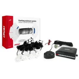 czujniki-parkowania-cofania-8szt-buzzer-biale