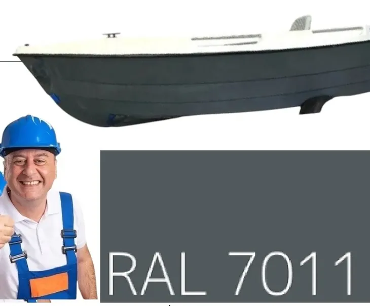 Żelkot / Top Kot RAL 7011 Antracyt 1kg żywica Poliestrowa Mata szklana łódź