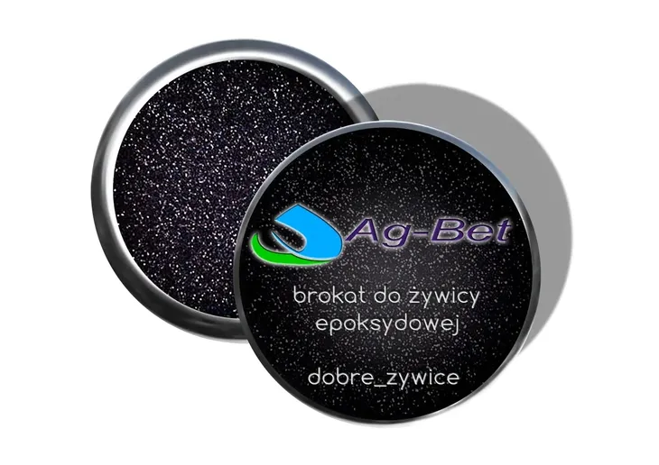 Brokat do żywicy epoksydowej Czarny , żywica epo