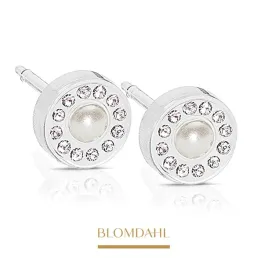 blomdahl-kolczyki-hipoalergiczne-pm-brilliance-halo-pearl-white-6-mm
