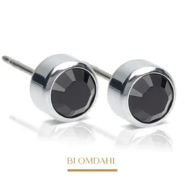 blomdahl-kolczyki-hipoalergiczne-bezel-black-6-mm