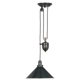 lampa-wiszaca-industrialna-czarna-stary-braz-z-regulacja-wysokosci-elstead