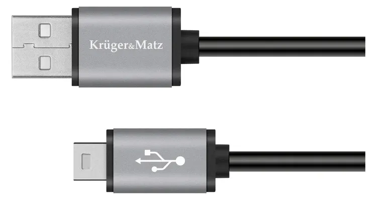 kabel-do-ladowania-usb-mini-usb-1-metr-basic-km1241-krugerandmatz-kod-producenta-km1241