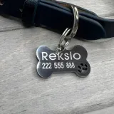 adresowka-dla-psa-identyfikator-kosc-lapka-grawer-kolor-srebrny