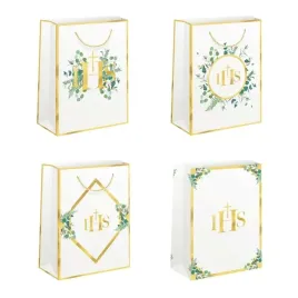 torebka-na-prezenty-komunijne-ihs-eukaliptus-duza-mix-wzorow-1-sztuka