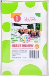 obrus-folia-grochy-limonkowy-garden-party-urodziny
