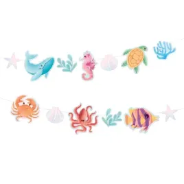 girlanda-ocean-200x18cm-rybka-zolwik-konik-rozgwiazda-rafa-koralowa