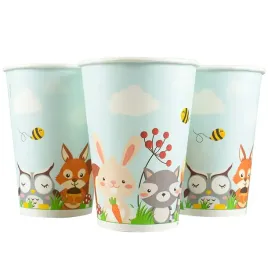 kubki-papierowe-lesne-zwierzatka-na-urodziny