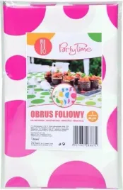 obrus-folia-grochy-rozowy-garden-party-urodziny
