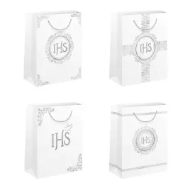 torebka-na-prezenty-komunijne-ihs-bialosrebrne-duza-mix-wzorow-1-sztuka