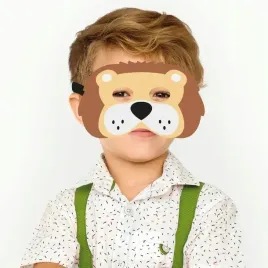 maska-filcowa-lew-karnawal-bal-przebierancow