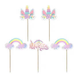 toppery-na-tort-jednorozec-5szt