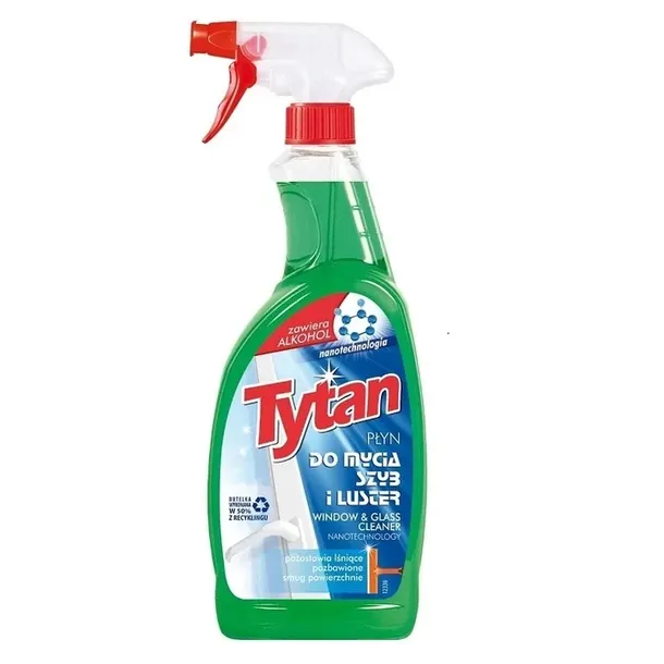 TYTAN PŁYN DO MYCIA SZYB OKIEN LUSTER SPRAY 750 NANOTECHNOLOGIA