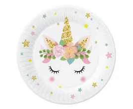 talerzyki-papierowe-jednorozec-na-przyjecie-urodzinowe