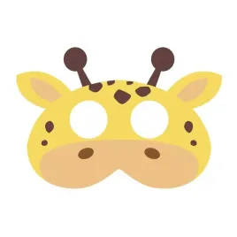 maska-filcowa-zyrafa-karnawal-bal-przebierancow