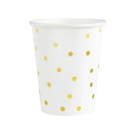 kubek-bialy-w-zlote-kropki-na-przyjecie-urodziny