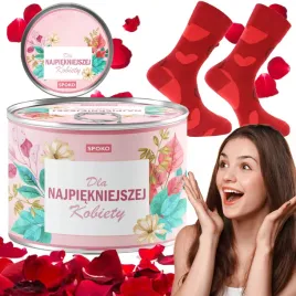 prezent-skarpetki-w-puszce-dzien-kobiet-roz-35-38-najpiekniejsza-kobieta